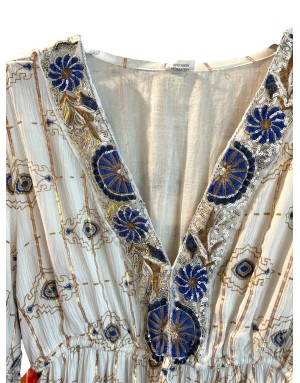 Robe œil bleu
